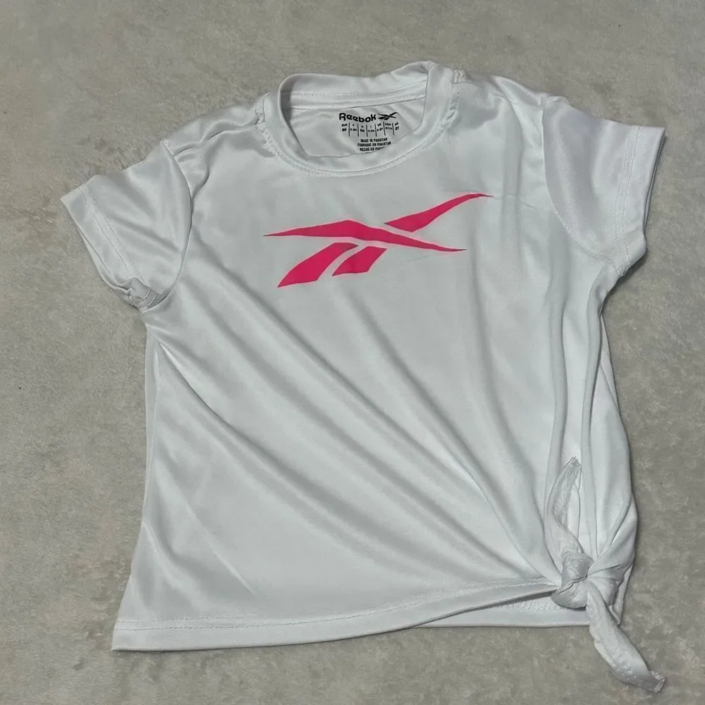 Champion / Reebok Short-Sleeve T-Shirt Lot White & Pink | Toddler Girl Size 3T